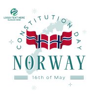 Norway National Day Instagram Post