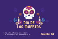 Dai De Los Muertos Pinterest Cover Design