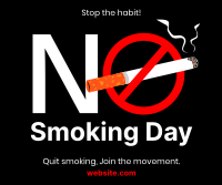 Stop Smoking Today Facebook Post