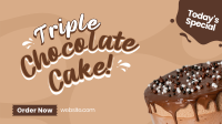 Triple Chocolate Cake Animation