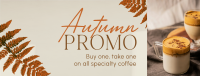 Autumn Coffee Promo Facebook Cover Design