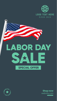 Labor Day Sale Instagram Story Design