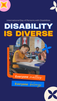 Disabled People Matters Instagram Story