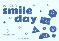 World Smile Day Postcard example 1