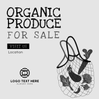 Organic Produce Instagram Post