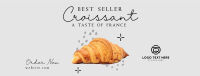 French Croissant Bestseller Facebook Cover