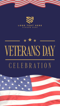 Classic Veterans Day Instagram Story Design