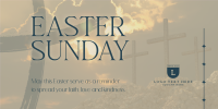 Easter Holy Cross Reminder Twitter Post