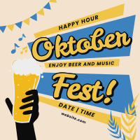 Oktoberfest Beer Promo Instagram Post