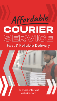 Courier Shipping Service Facebook Story