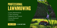 Lawnmowers for Hire Twitter Post