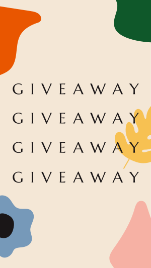 Giveaway Time Instagram Reel Image Preview
