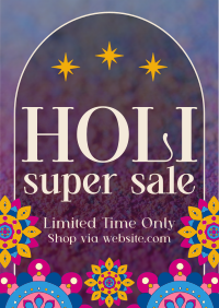 Holi Sale Patterns Poster