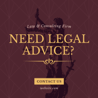 Law & Consulting Instagram Post