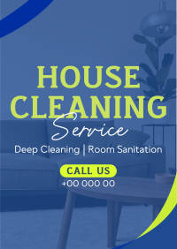 Professional House Cleaning Service Flyer