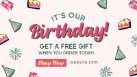 Business Birthday Promo Facebook Event Cover