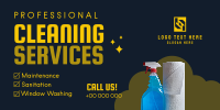 Professional Cleaning Services Twitter Post