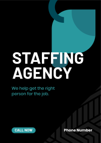 Simple Agency Hiring Flyer