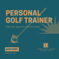 Golf Training Linkedin Post Design