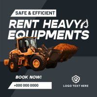 Heavy Equipment Rental Linkedin Post