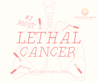 Lethal Lung Cancer Facebook Post