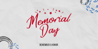 Memorial Day Doodle Twitter Post