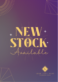 Gradient & Lines New Stock Flyer