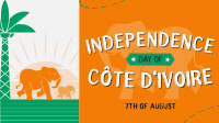 Ivory Coast Independence Day Animation