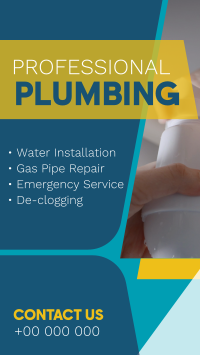 Modern Professional Plumbing TikTok Video