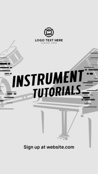 Music Instruments Tutorial Facebook Story