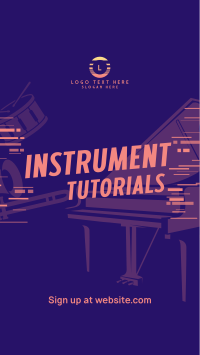 Music Instruments Tutorial Facebook Story