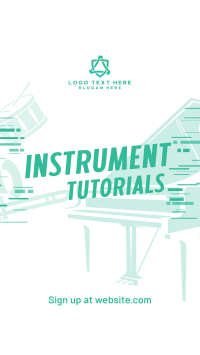 Music Instruments Tutorial Facebook Story