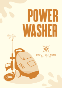 Power Washer Rental Flyer