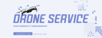 Drone Camera Service Facebook Cover Image Preview