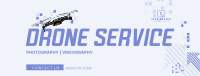 Drone Camera Service Facebook Cover Image Preview