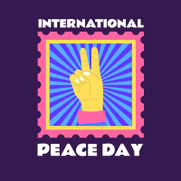 Peace Day Stamp Instagram Post