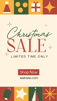 Christmas Holiday Shopping  Sale Facebook Story