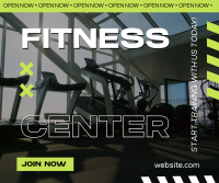 Fitness Training Center Facebook Post