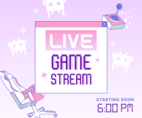 Feminine Game Stream Facebook Post