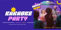 Karaoke Party Hours Twitter Post