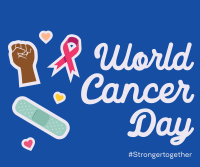 Cancer Day Stickers Facebook Post