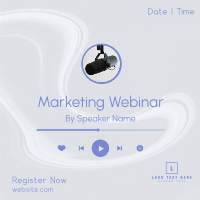 Marketing Webinar Speaker Instagram Post Design