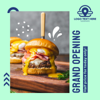 Restaurant Opening Announcement Instagram Post Design