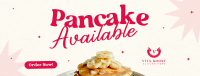 Pancakes Now Available Facebook Cover Image Preview