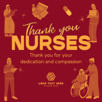 Celebrate Nurses Day Linkedin Post Design