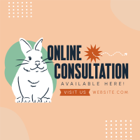 Online Consult for Pets Linkedin Post