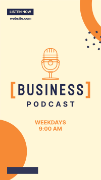 Business Podcast Facebook Story