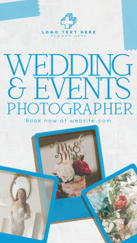 Rustic Wedding Photographer Facebook Story