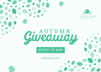 Autumn Mosaic Giveaway Postcard