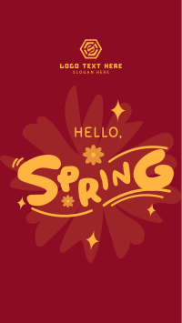 Playful Hello Spring YouTube Short